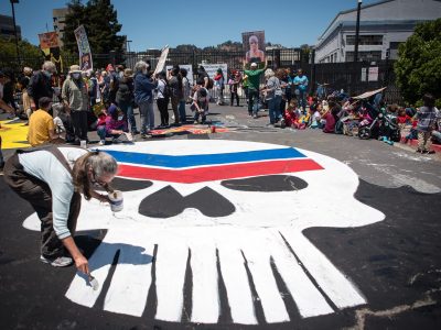 Climate Activists Gathered in Front of Richmond Refinery for Anti-Chevron Day