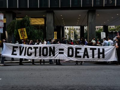 Tenants Marched to Veritas Headquarters as Eviction Moratorium Expires
