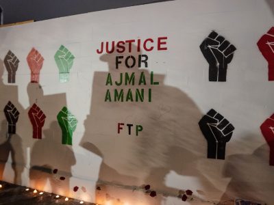 Abolitionist Organizers Held Vigil and March For Afghan Man Murdered by SFPD
