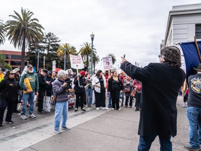 Maritime Workers Hold May Day Celebration, Rally to Support Alcatraz Cruises Workers